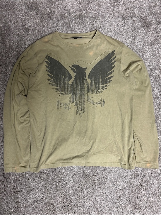 Affliction Other - Vintage Distressed Long Sleeve Eagle Shirt